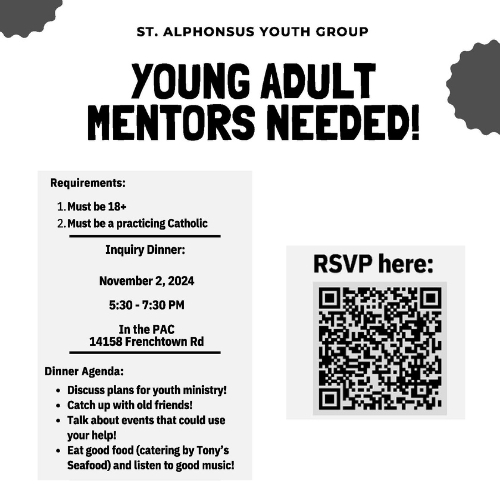 Young Adult Mentor Dinner